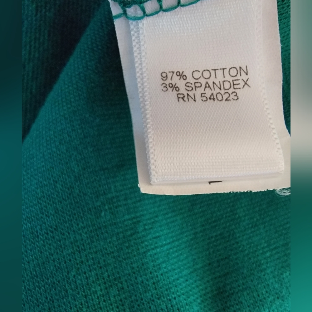 Banana Republic Green Quarter Zip Pullover Shirt XL - Picture 5 of 5